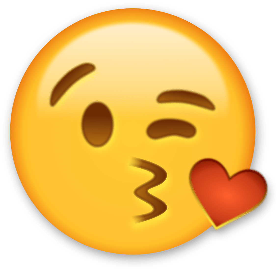 Kiss the emoji challenge clipart image