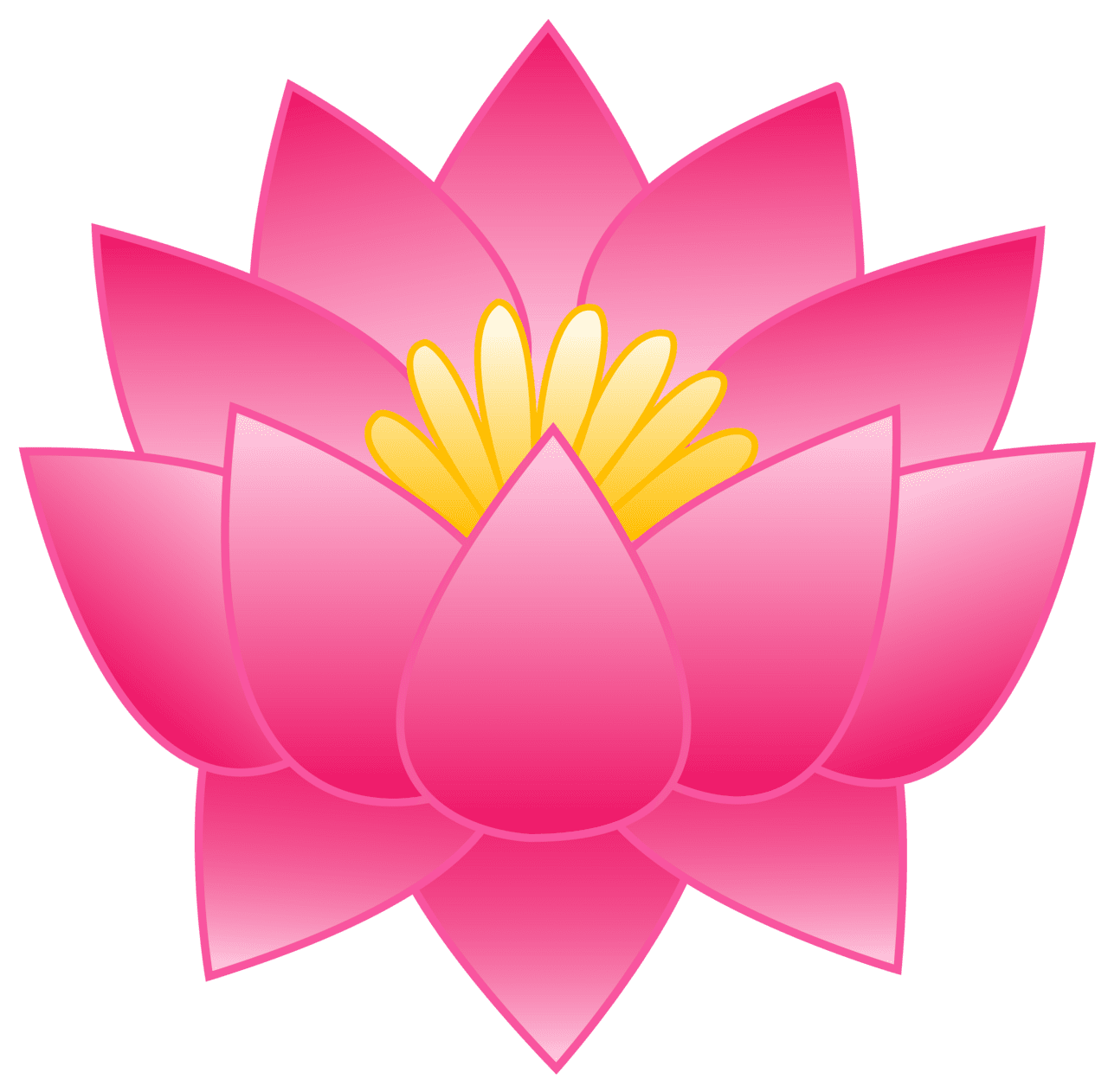 Lily pad flower clipart free