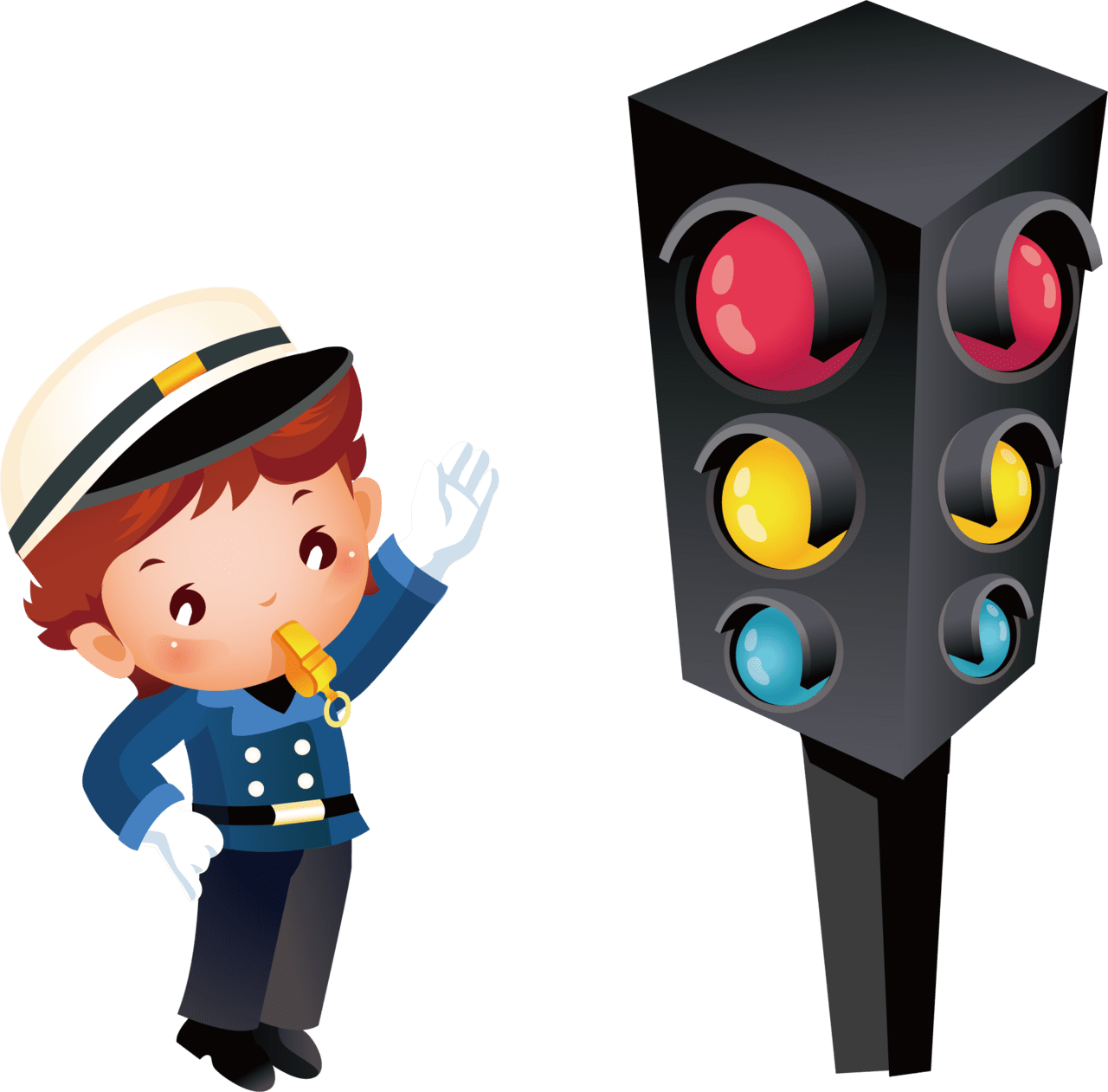 Stoplight hd clipart black and white traffic burglar transprent police light cartoon image