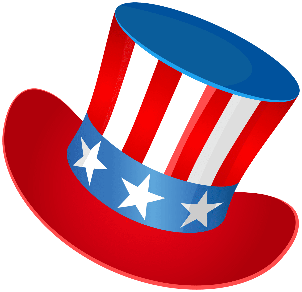 Usa patriotic hat clipart clip art