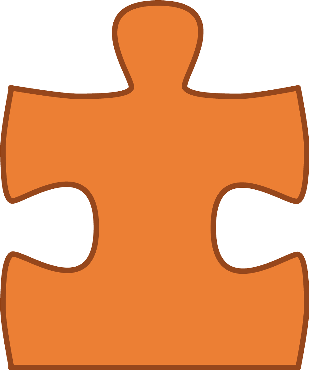 Puzzle piece page clipart free 2