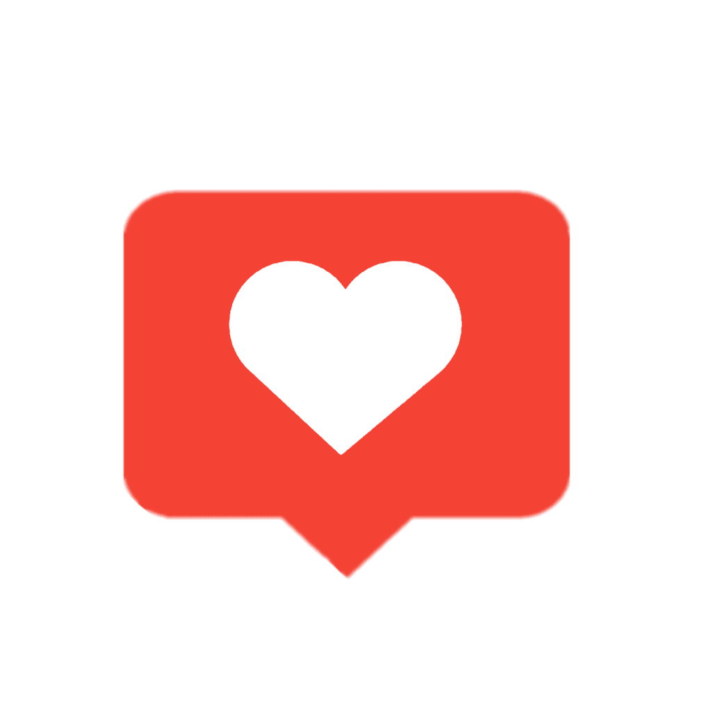 Red heart instagram high quality large images transparen clipart