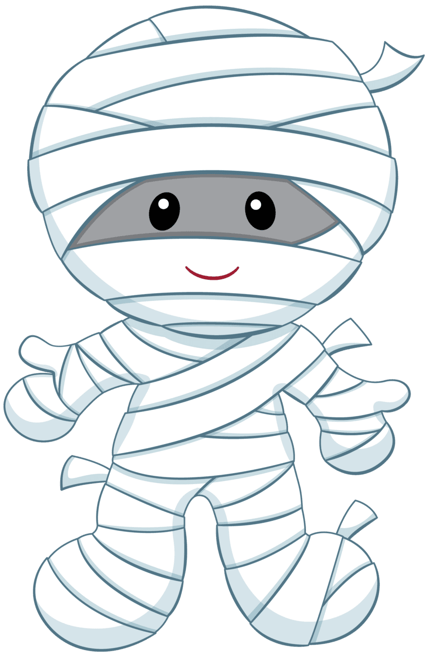 Mummy pin page clipart transparent