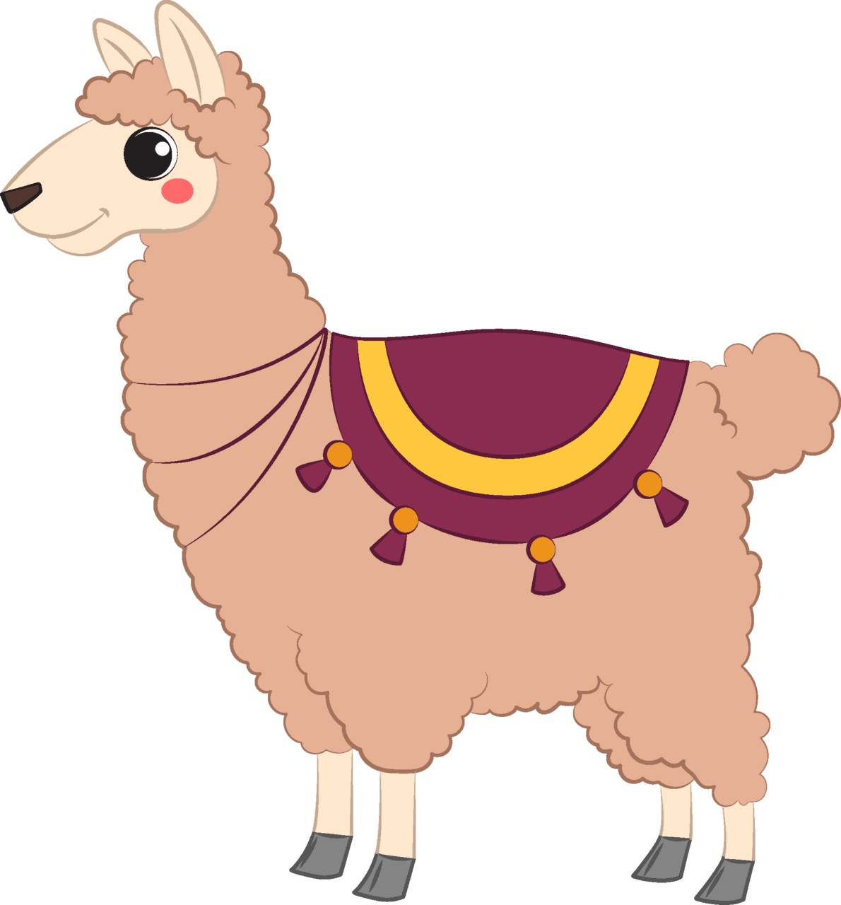 Llama vector clipart images 2