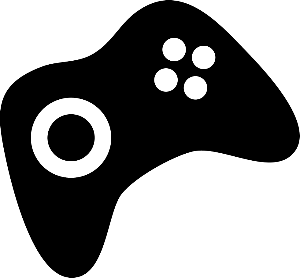 Video game controller gamepad vector art graphics gaming device artwork clipart