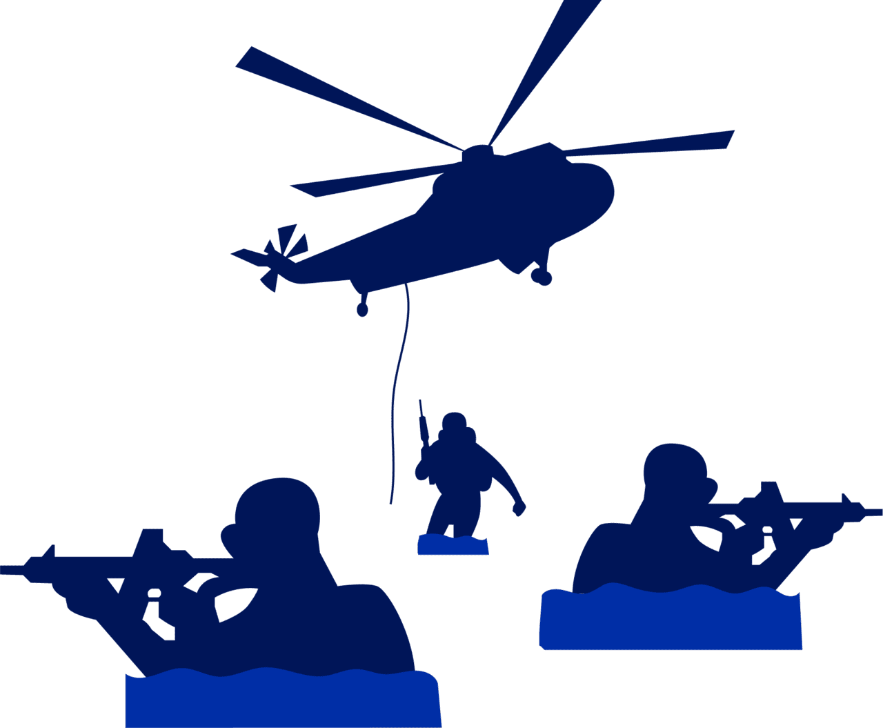 Helicopter dian army day ocean force shape design clipart clip art