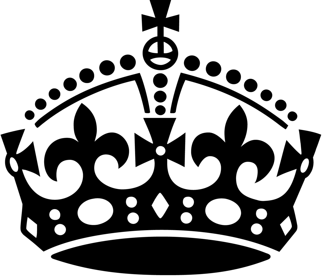 Princess crown keep calm clipart background