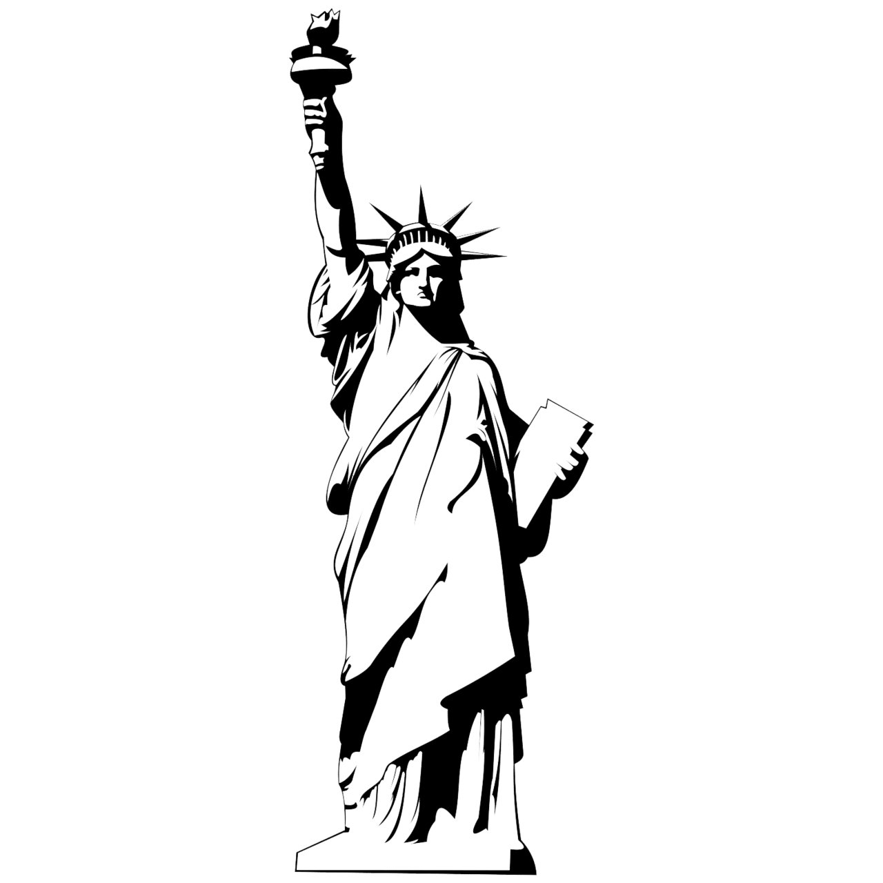 Statue of liberty image cc library clipart 4