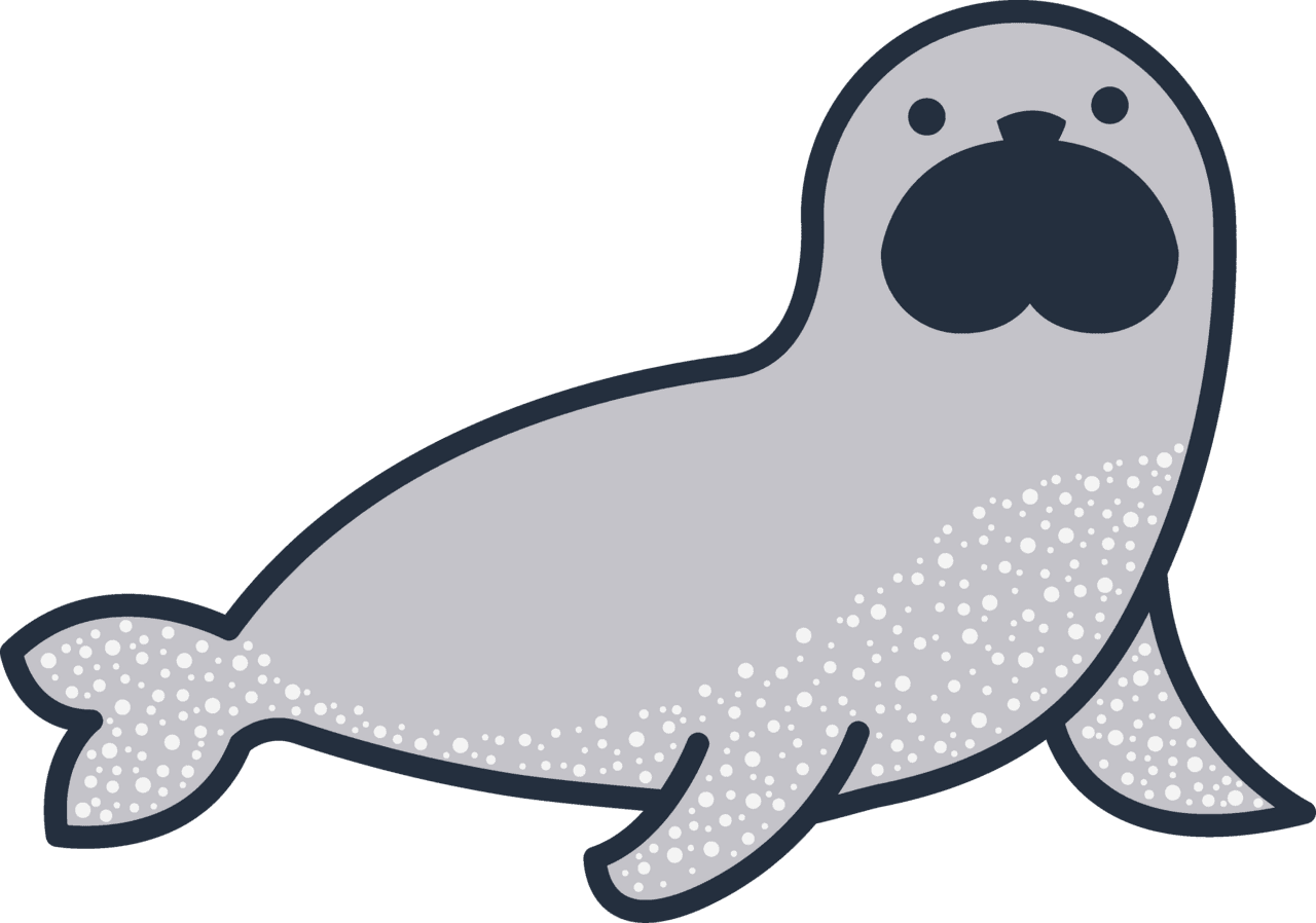 Seal pin page clipart free