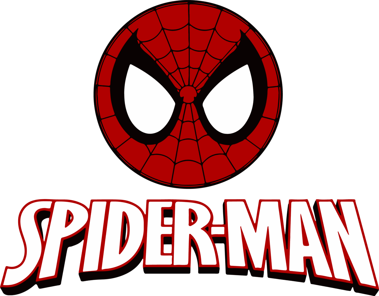 Spider man page clipart vector