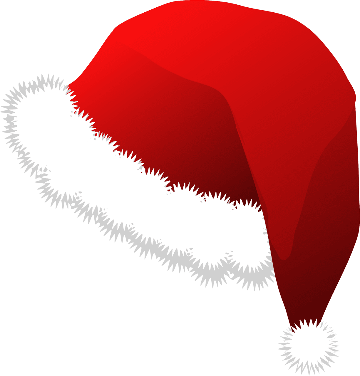 Santa claus hat vector clipart images