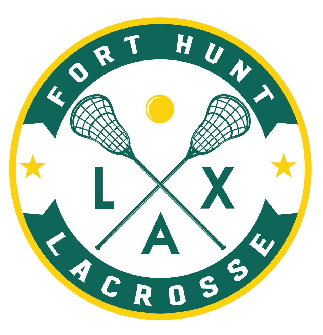 Lacrosse stick fort hunt sports clipart logo