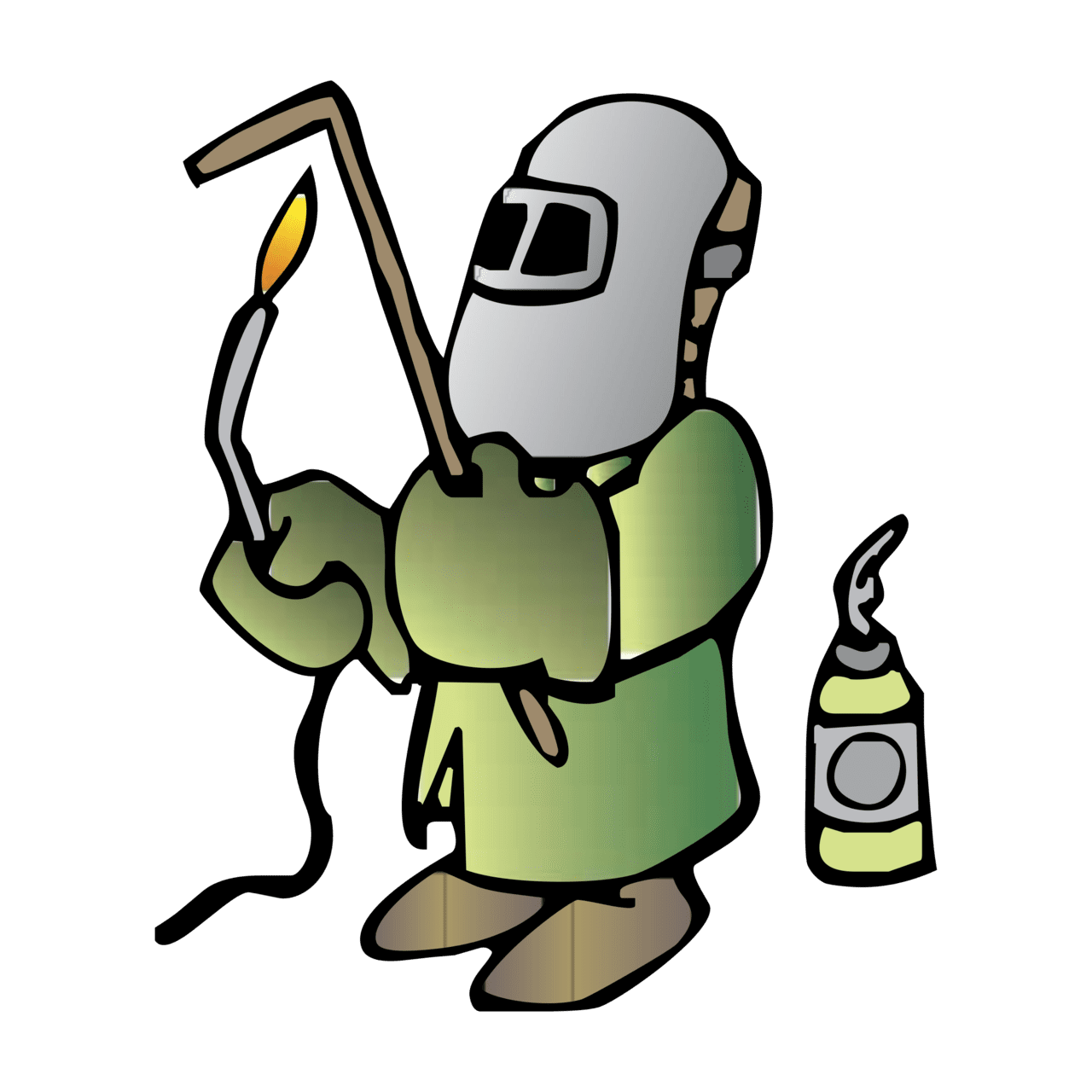 Mobil welding inc logo vector bie supply clipart