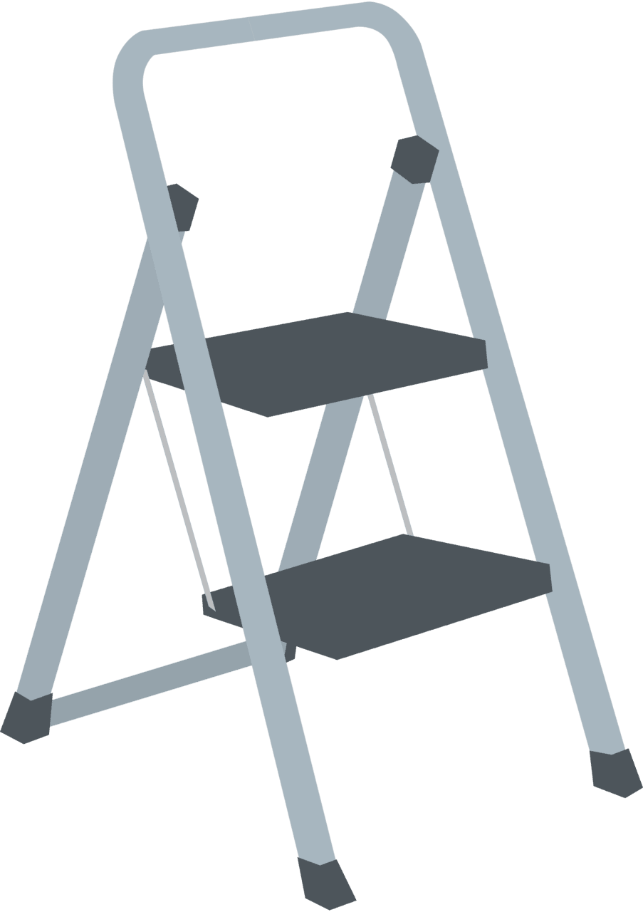 Step ladder vector clipart images 3