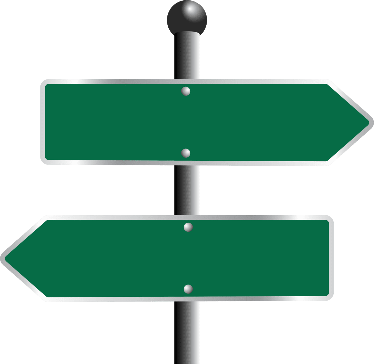 Image use street sign clipart blank with no background