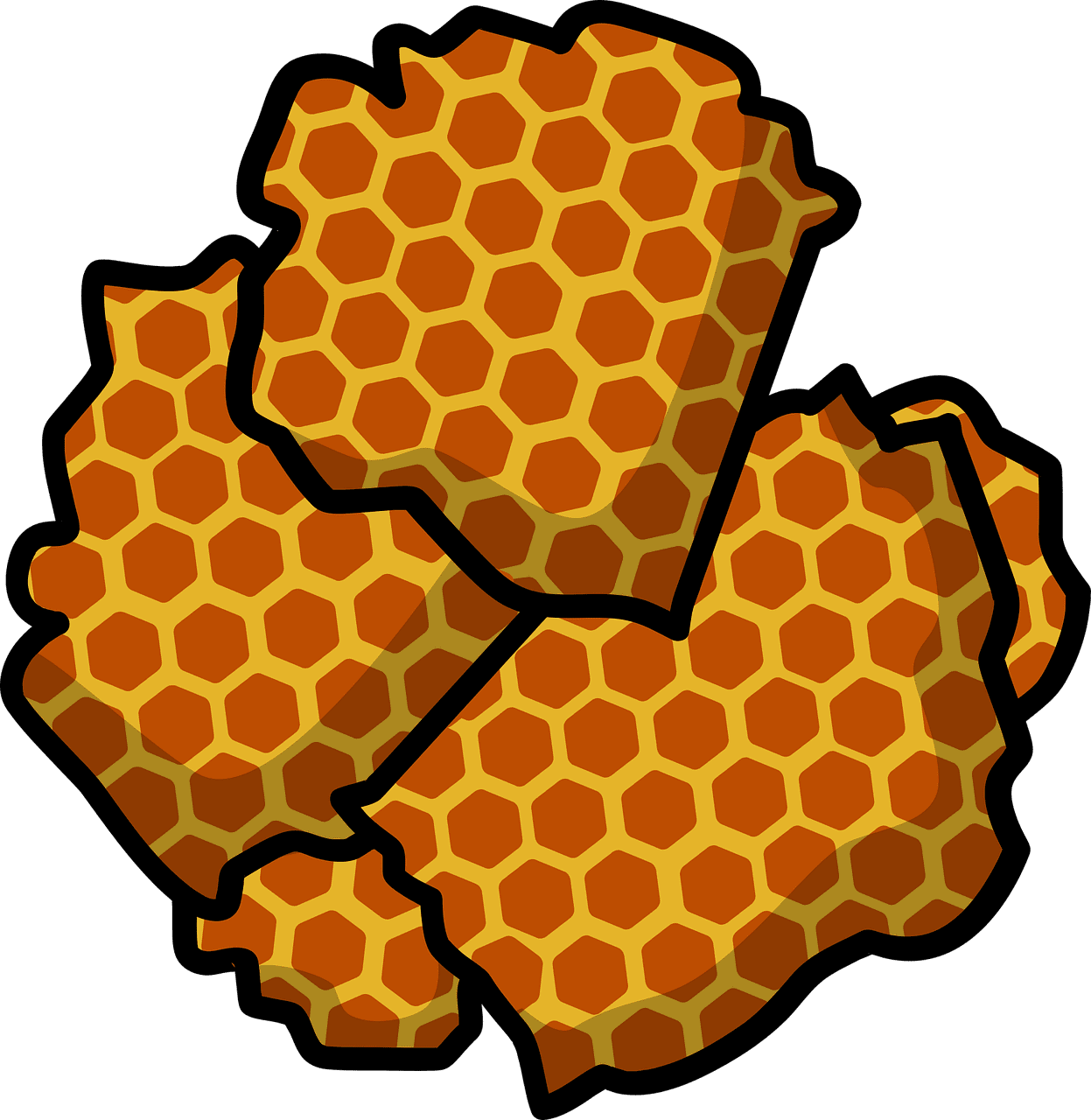 Honeycomb honey bs vector graphic clipart