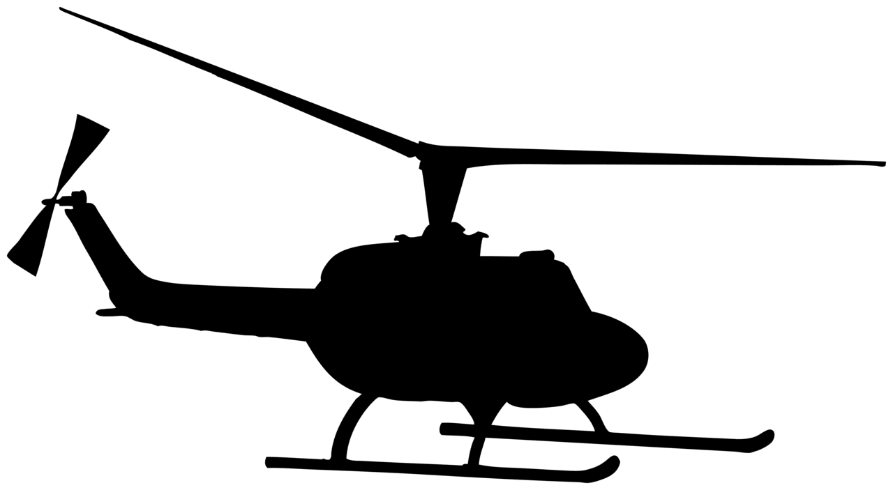 Helicopter silhouette clipart image high quality images and