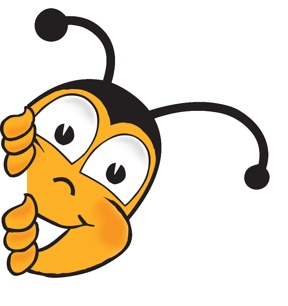 Honey bee clipart background 2