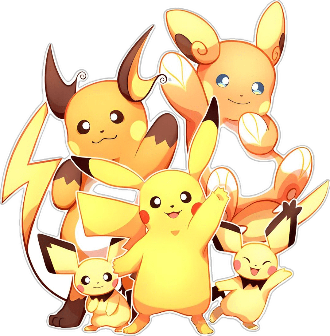 Pikachu pin page clipart background