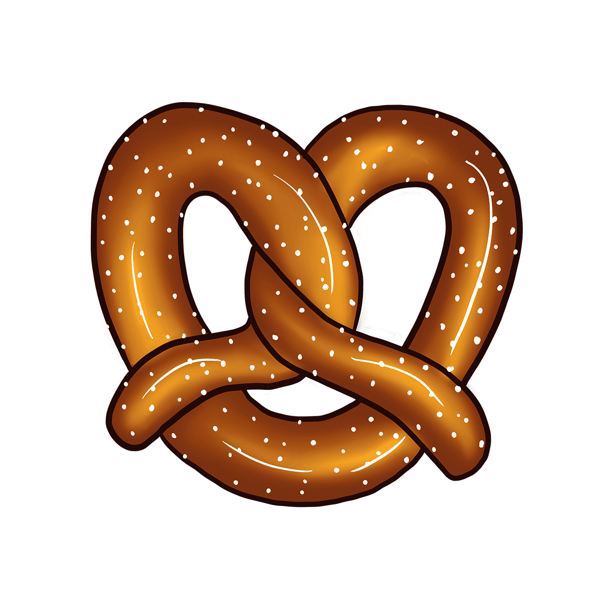 Pretzel sticker alexis nikole art clipart logo