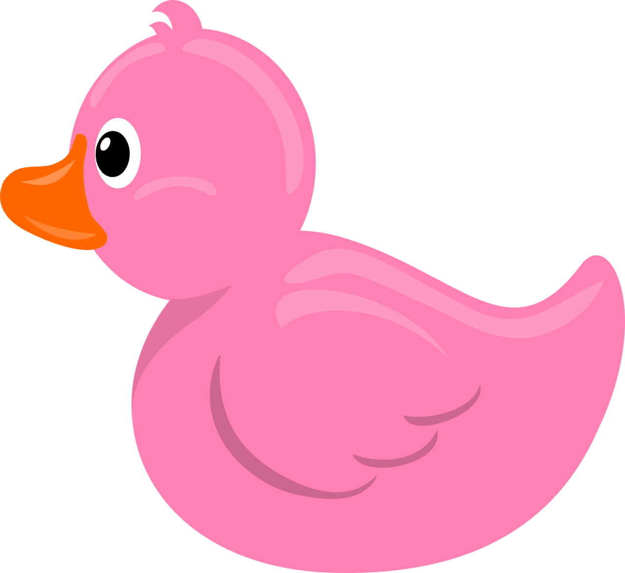 Rubber duck pin page clipart vector