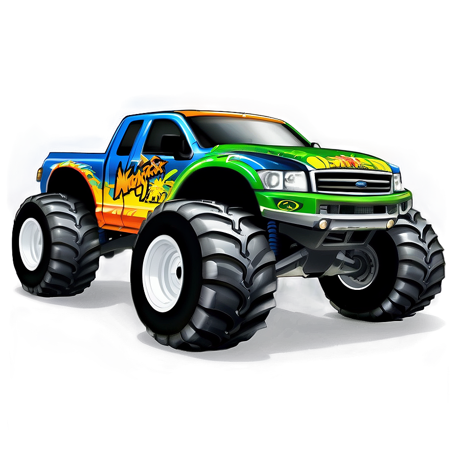 Monster truck images clipart 2