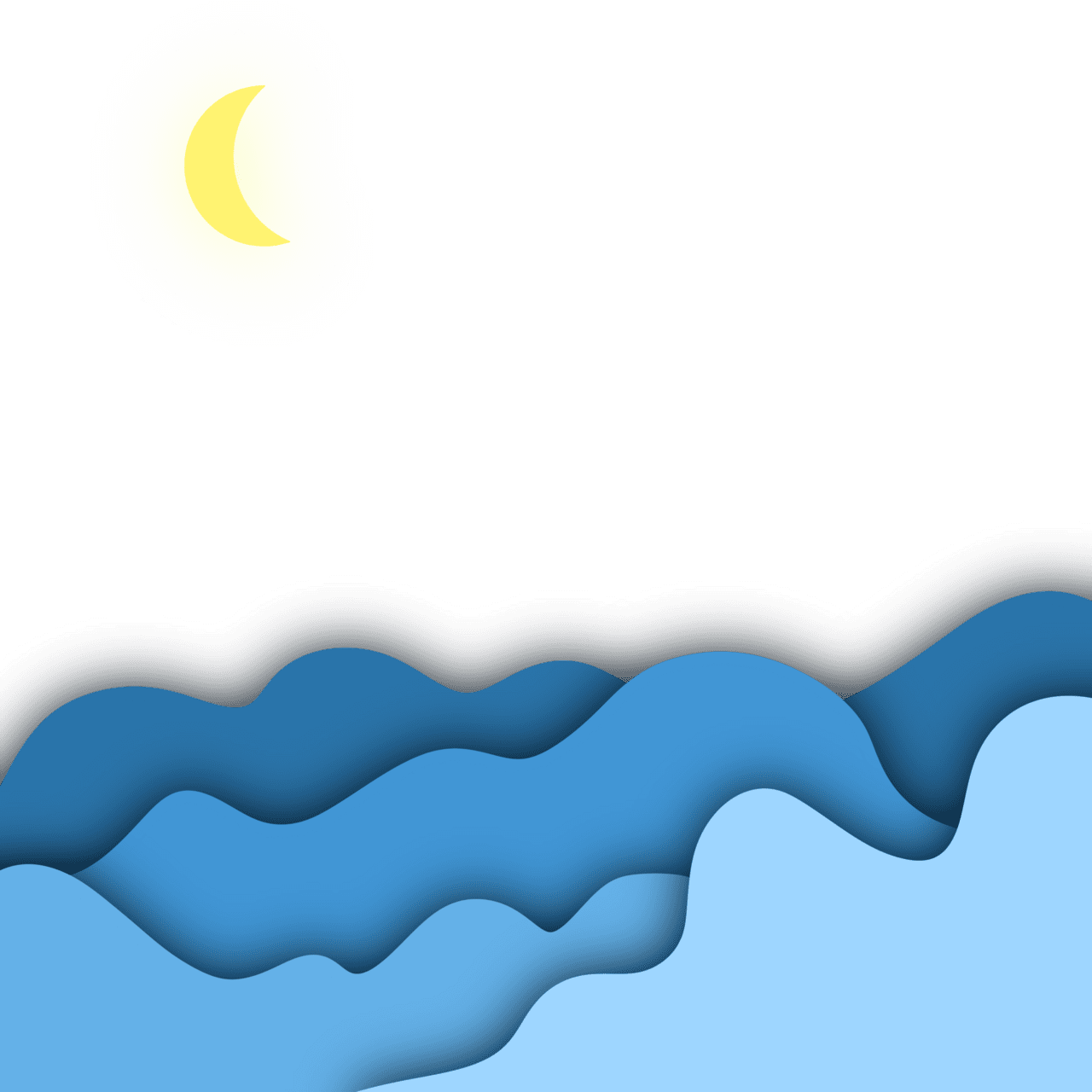 Ocean waves pin page clipart logo 3