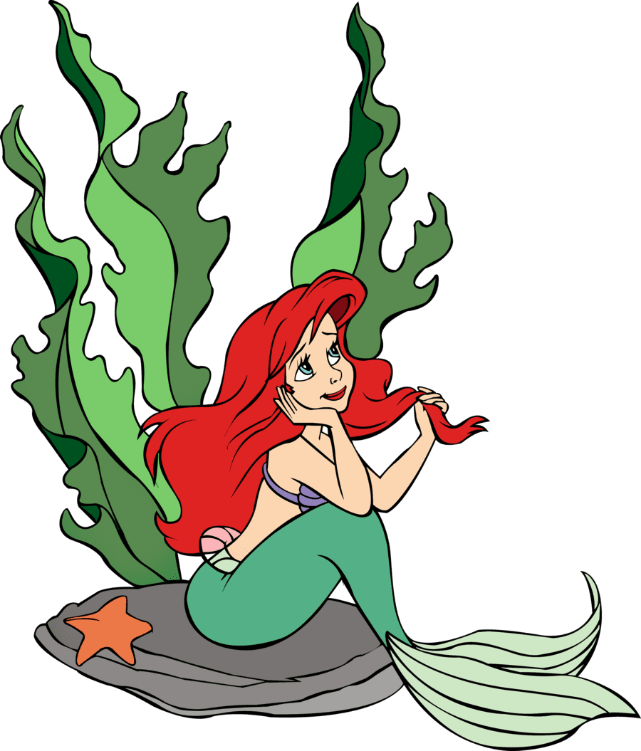 Seaweed ariel by ireprinc deviantart clipart transparent