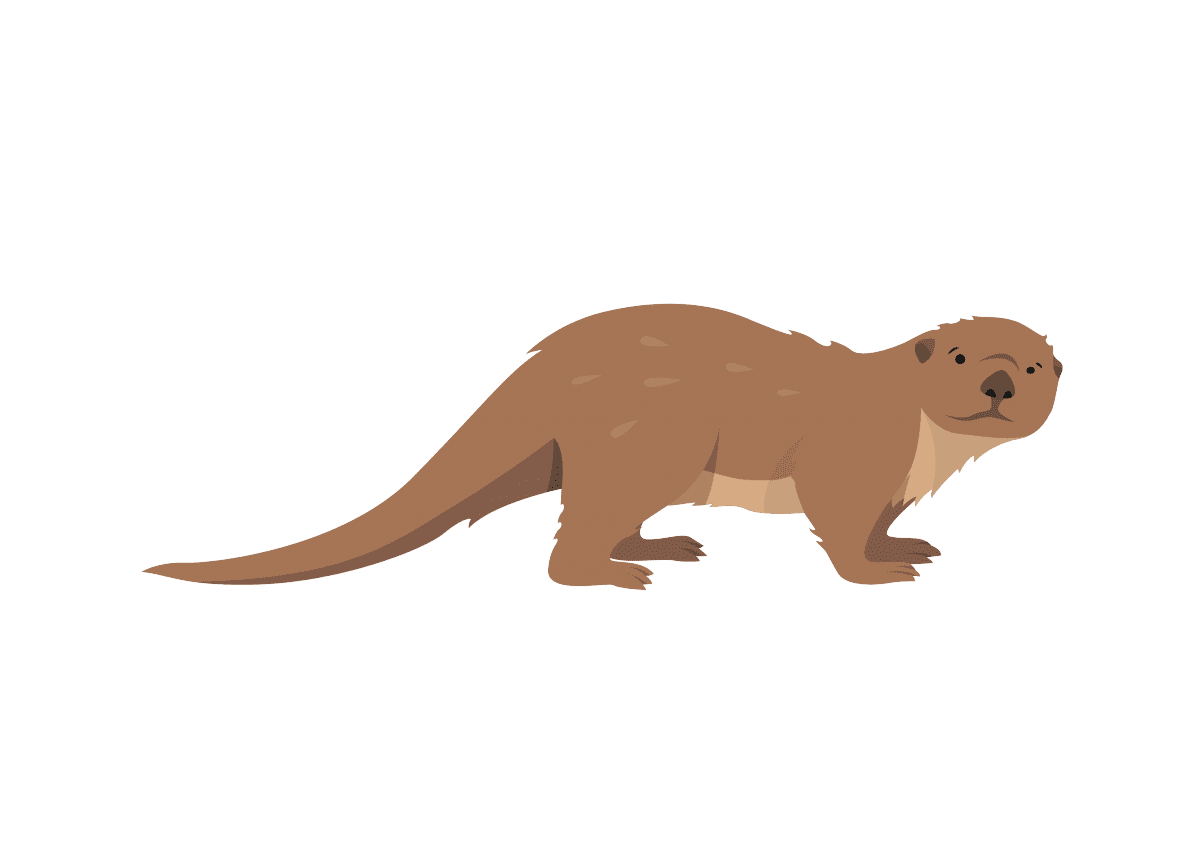 Otter carbon landscapes clipart picture