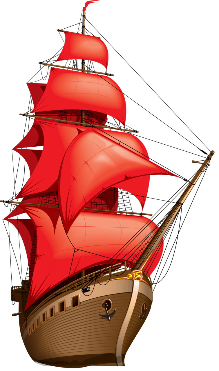 Pirate ship pin page clipart logo 5