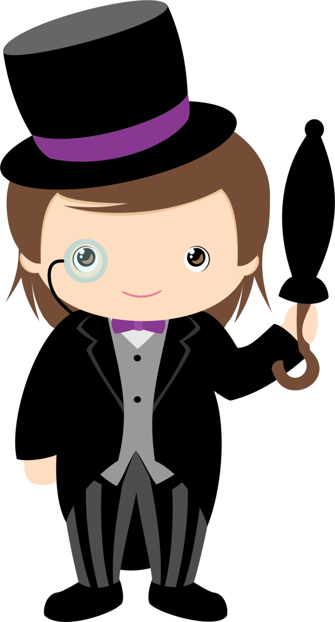 Top hat pin page clipart logo 2