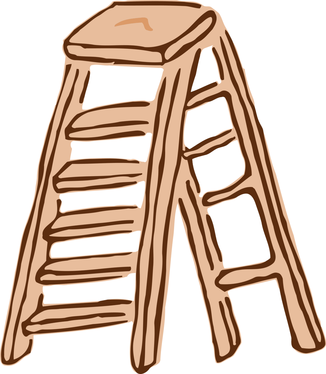 Clipart of step ladder free