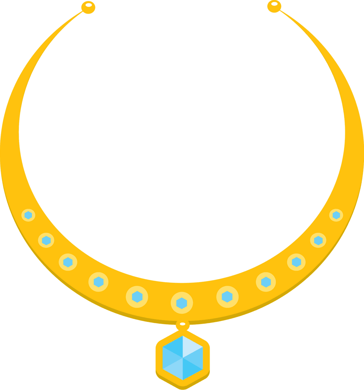 Jewelry necklace vector clipart images 2