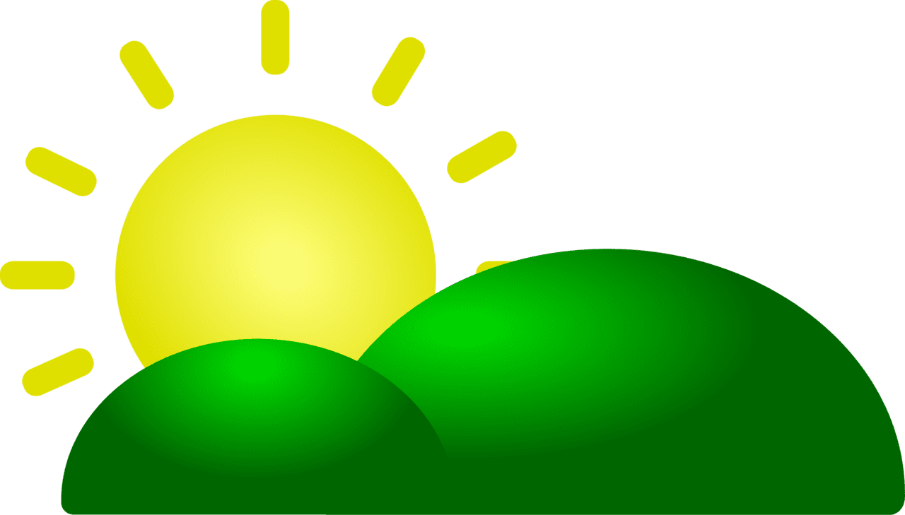 Sunrise clipart image