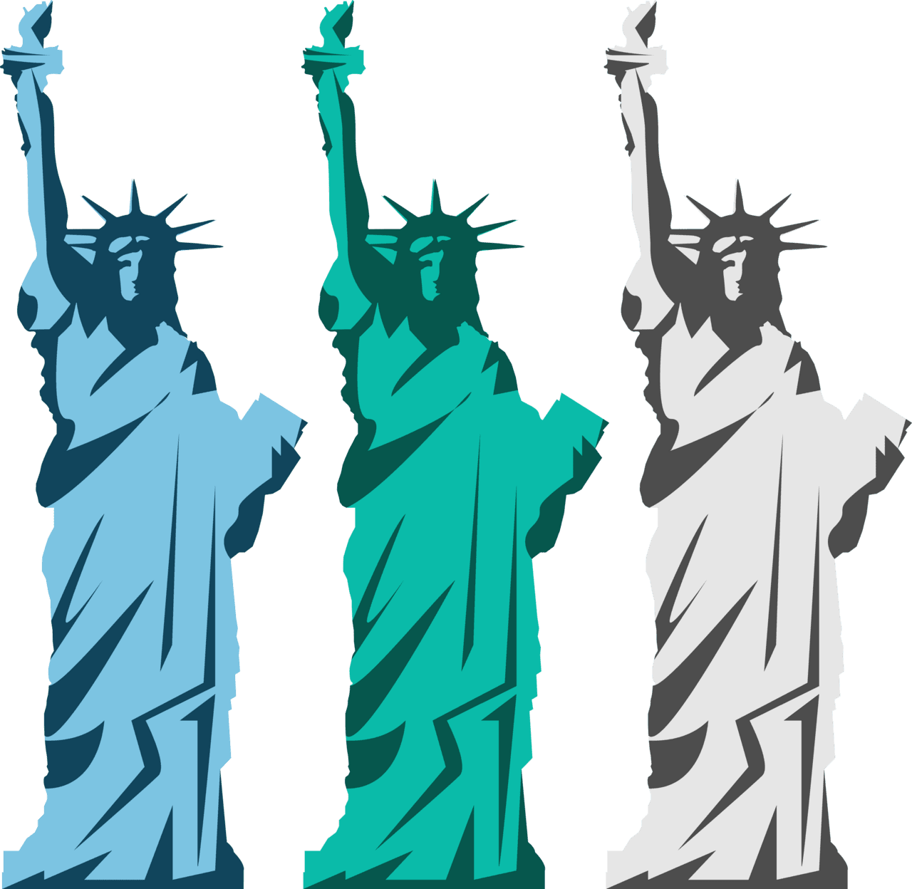 Statue of liberty vector clipart