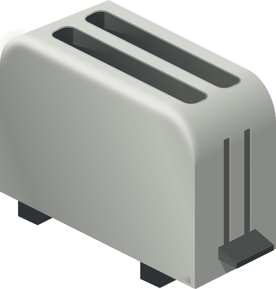 Clipart image isometric toaster id