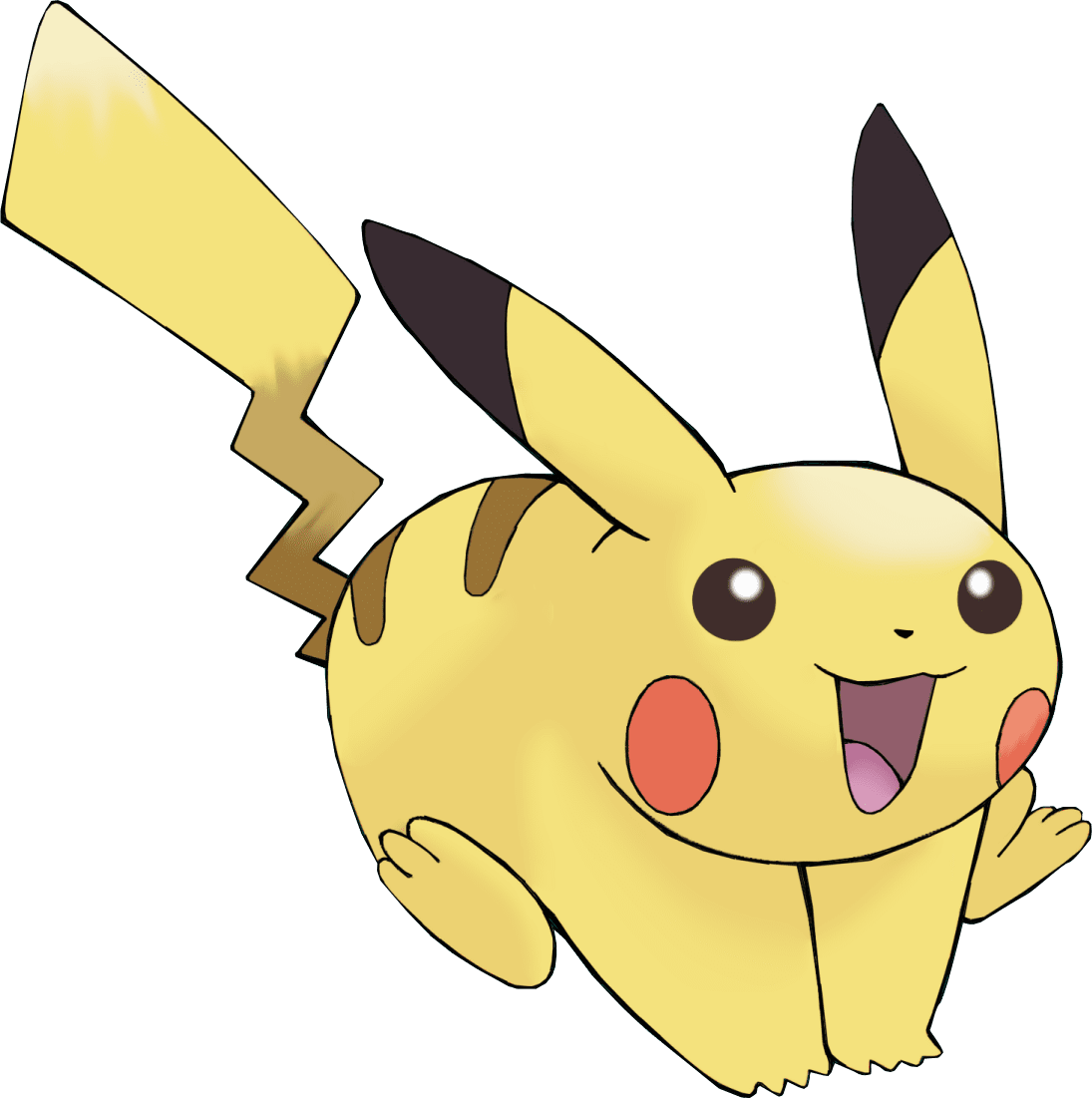 Hd pokemon image pikachu running to the right nic clipart