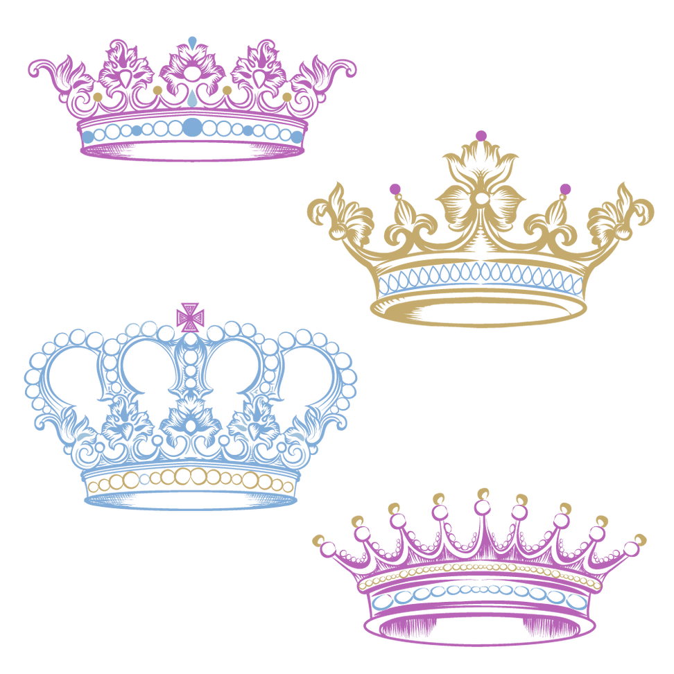 Princess crown sussex crowns for print clipart picture