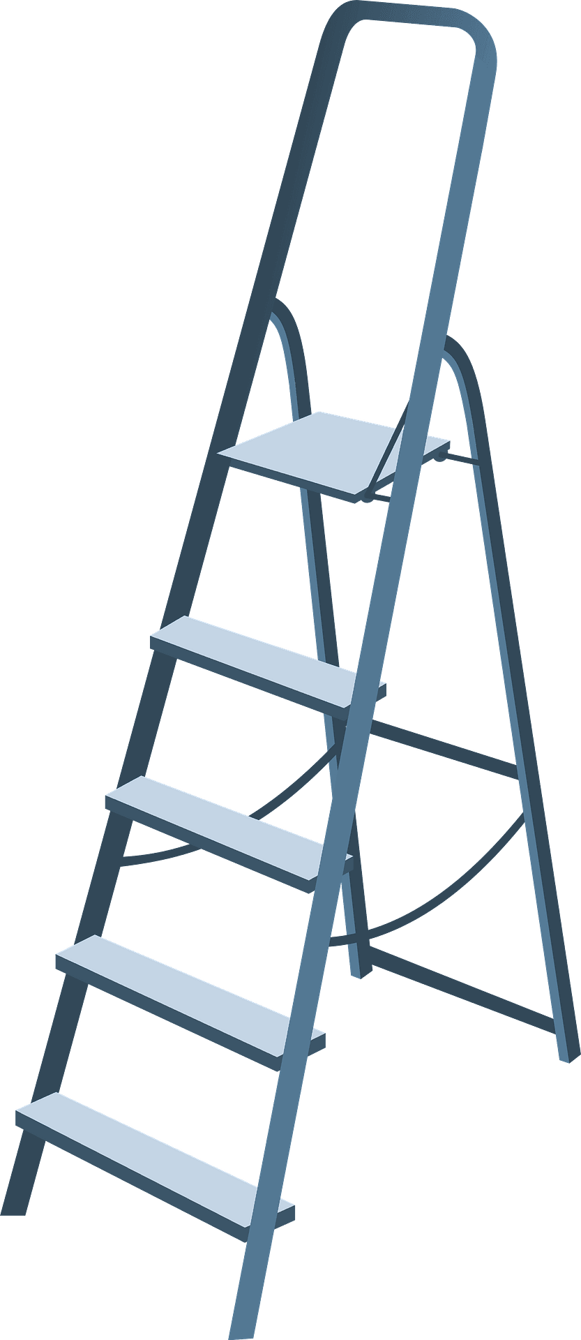 Step ladder vector clipart images