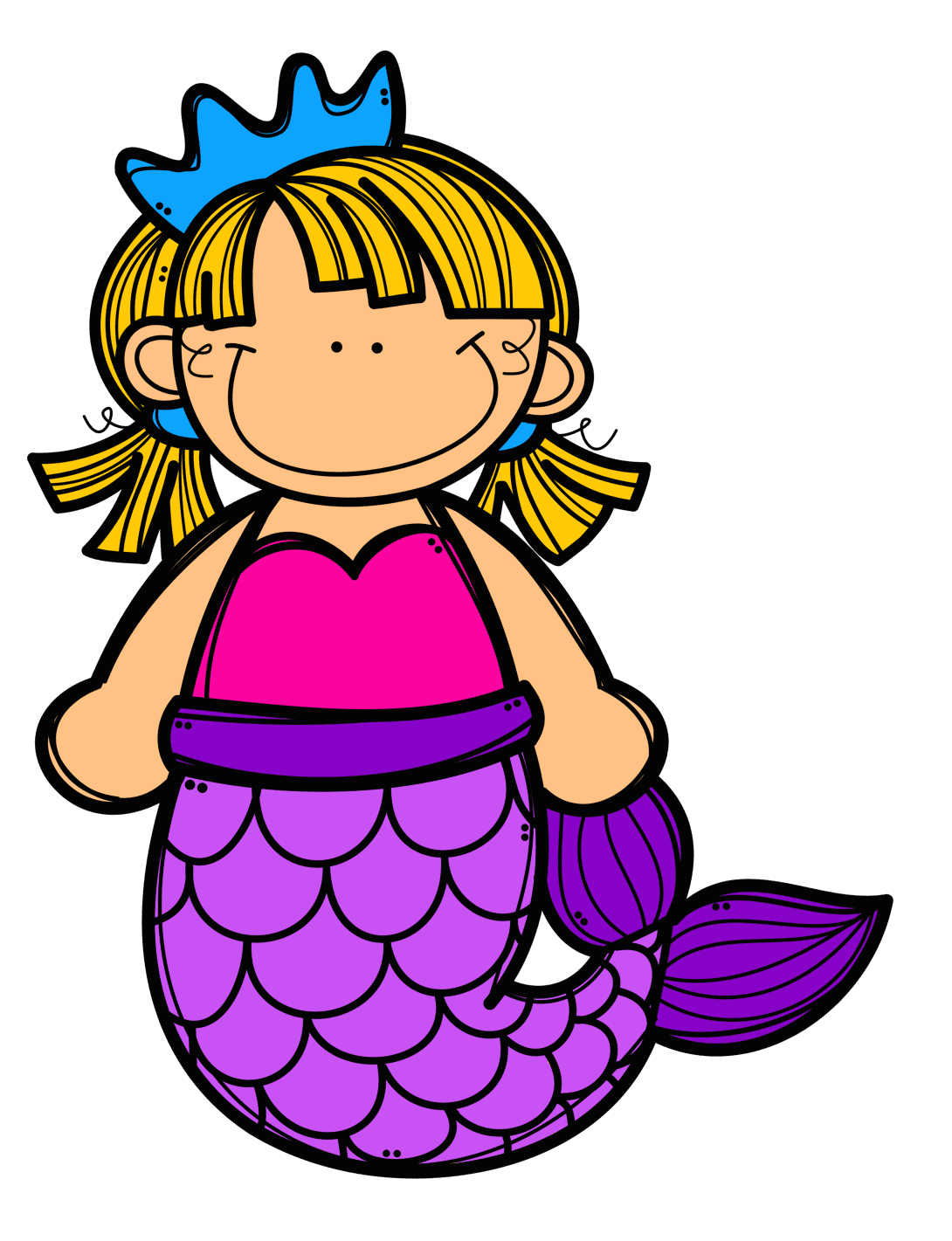 Mermaid tail sirena dibujos para ni os de colores bailarinas ballet animadas clipart image