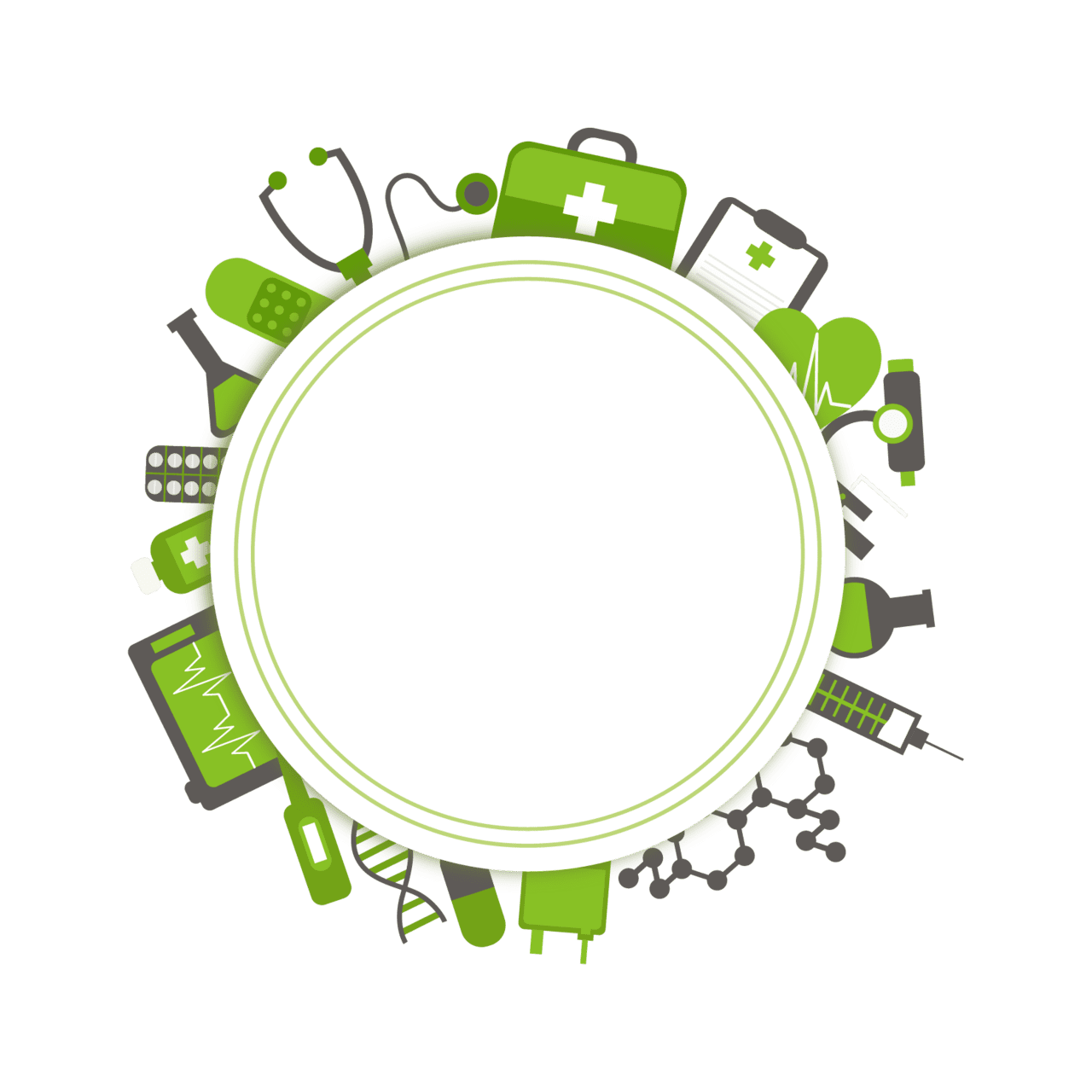 Health medical green hd image clipart