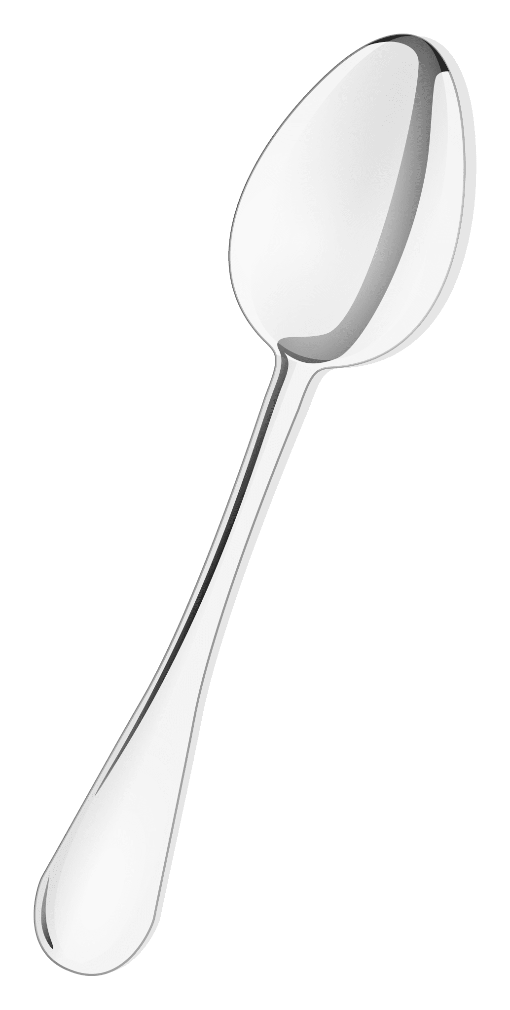 Metal spoon clipart logo