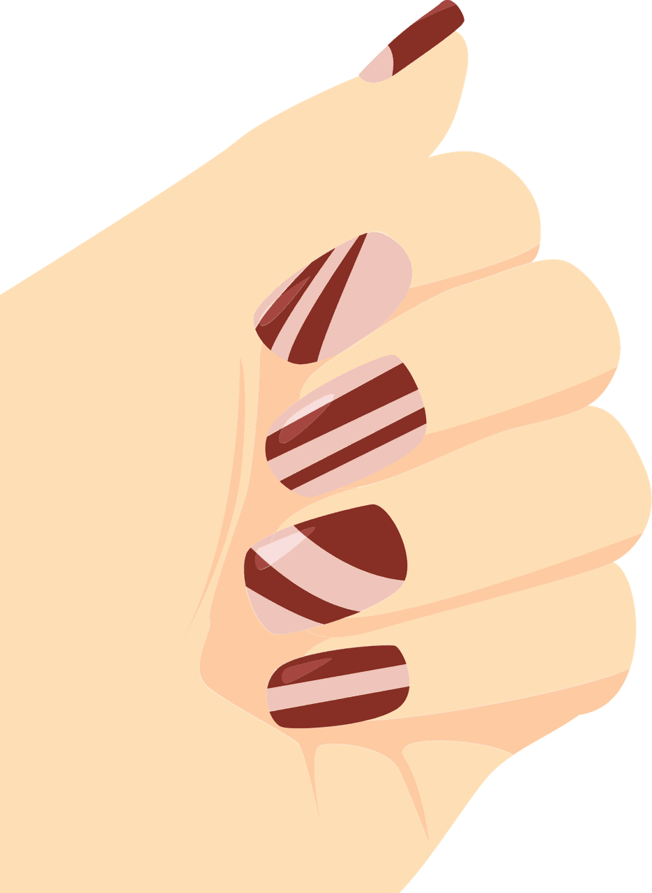 Nail art vector clipart images 2