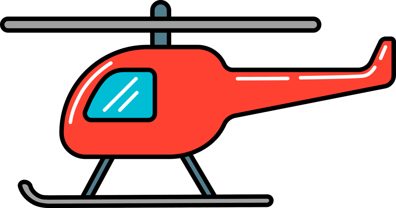 Helicopter vector clipart images 4