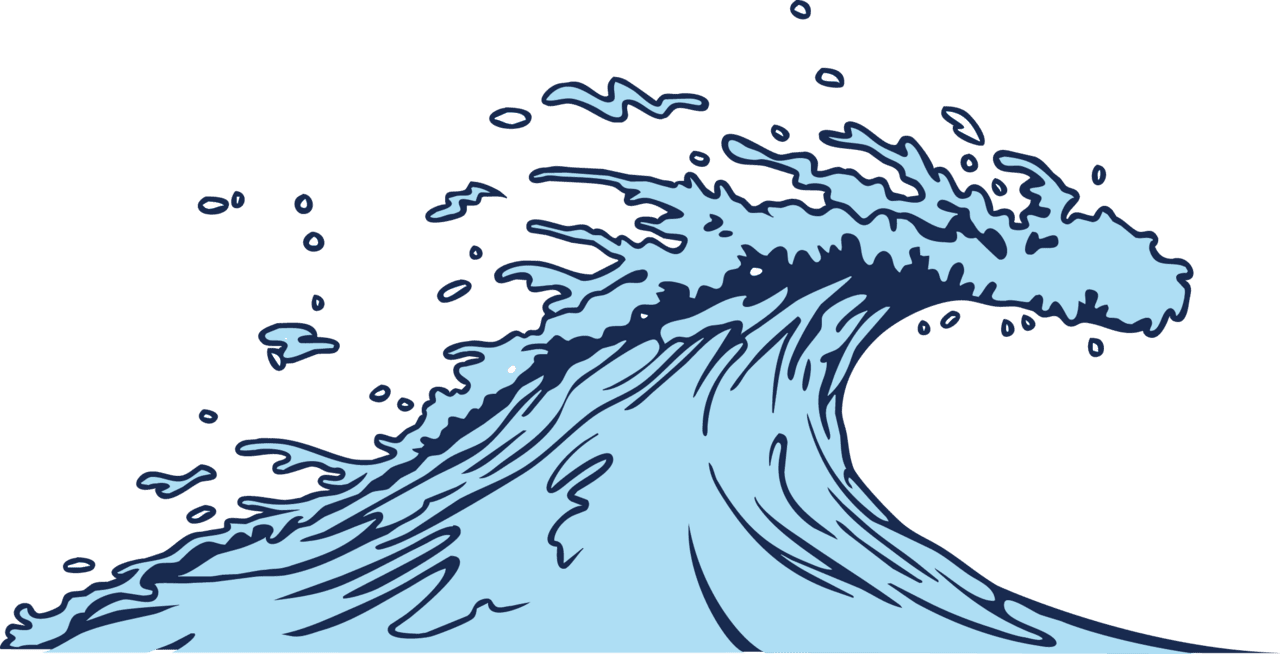 Ocean waves images clipart 2