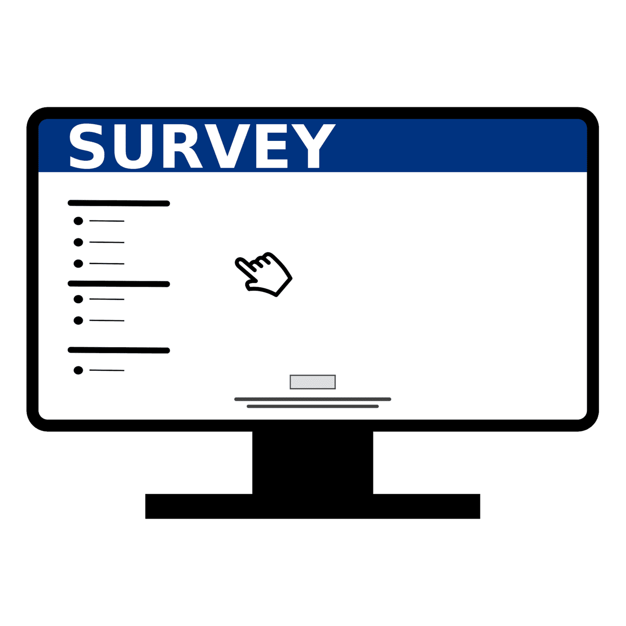 Survey or logo vector clipart images