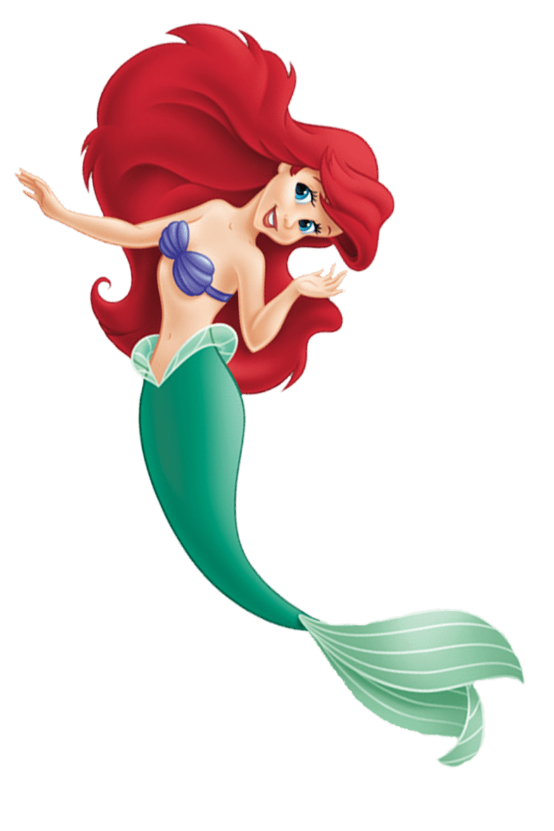Mermaid tail sirenita ariel image clipart 2