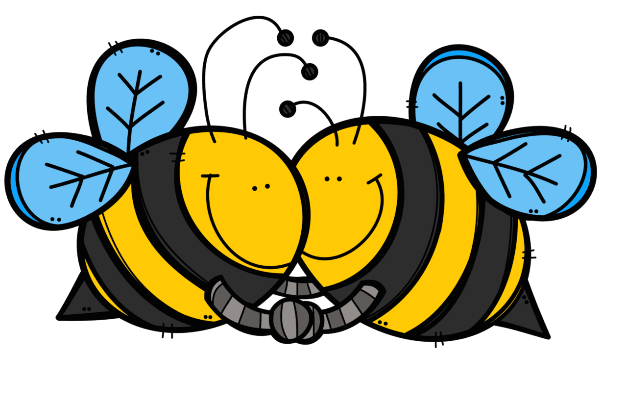 Honey bee page clipart free