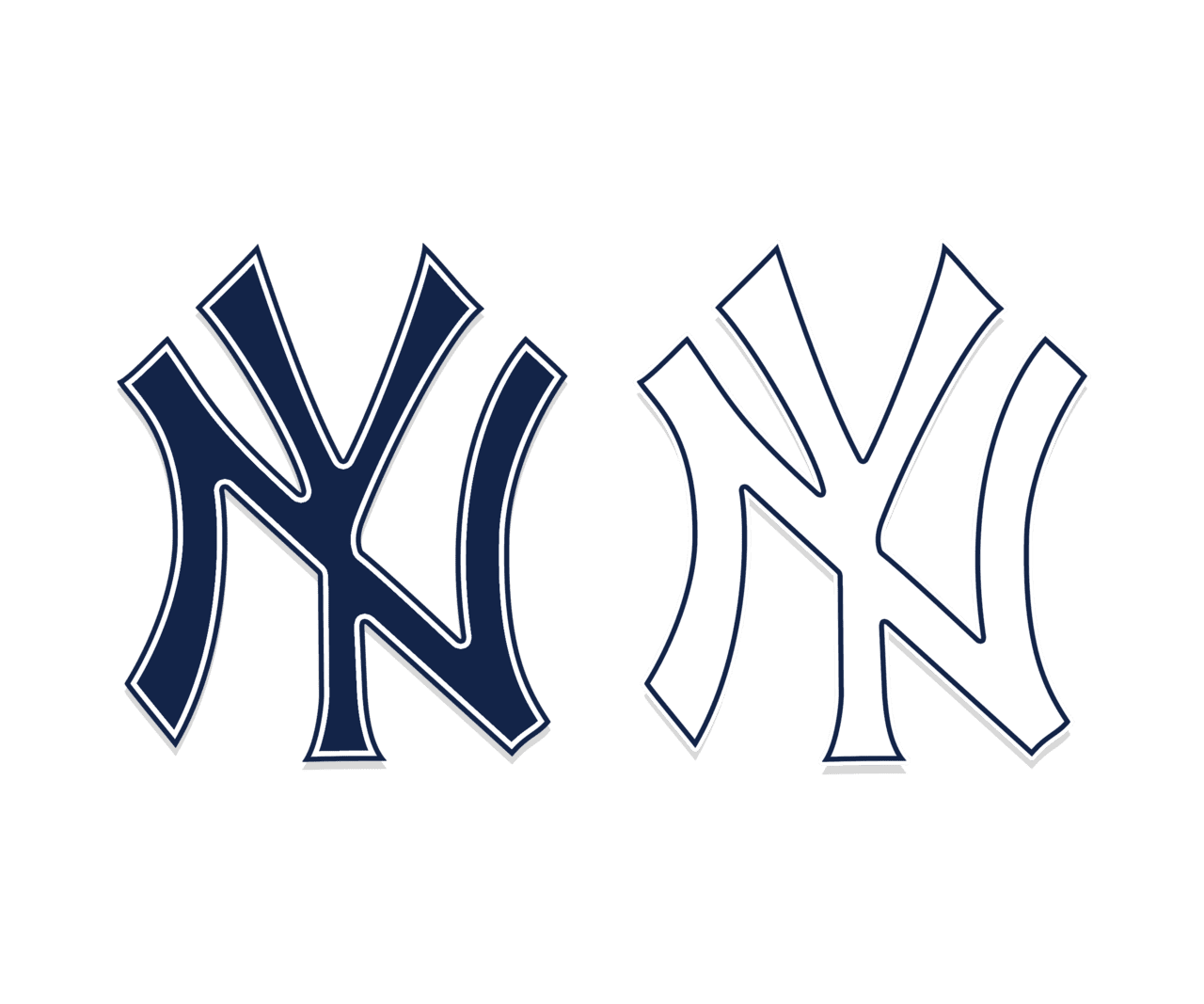 New york yankees logo vector bie supply clipart