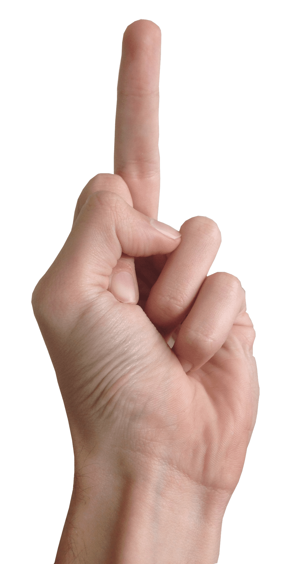 Hand middle finger clipart free